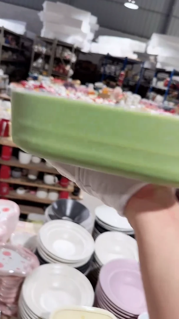 碗绿色双耳 微瑕凑满20元包邮