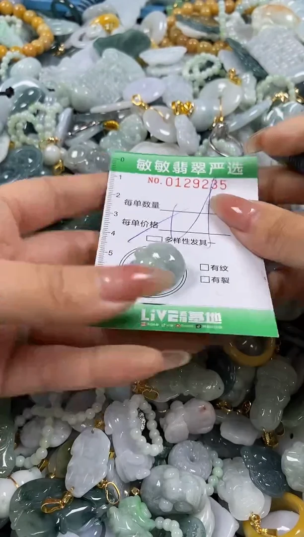 【闪购商品】翡翠颈饰未镶嵌闪购0129235多样性发其一