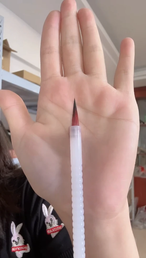 亚克力白螺纹紫红小楷2.0