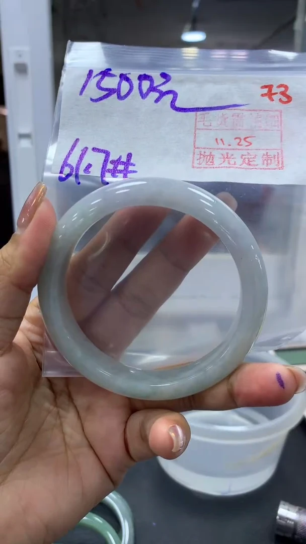 未镶嵌定制翡翠毛货需精细抛光+拍一发一+73