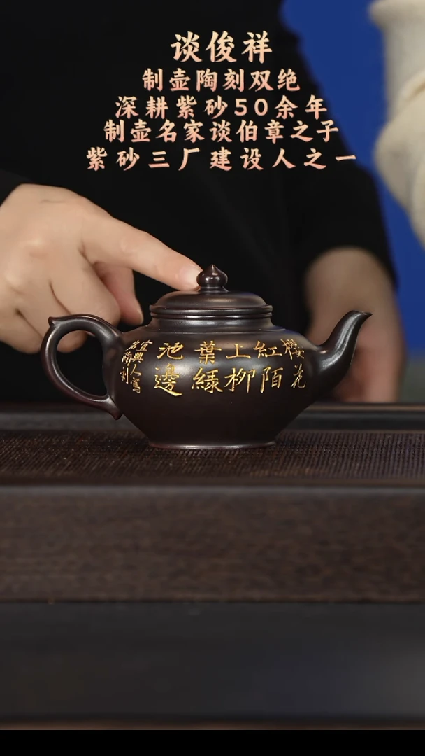 茶壶紫砂宜兴紫砂壶tjx024