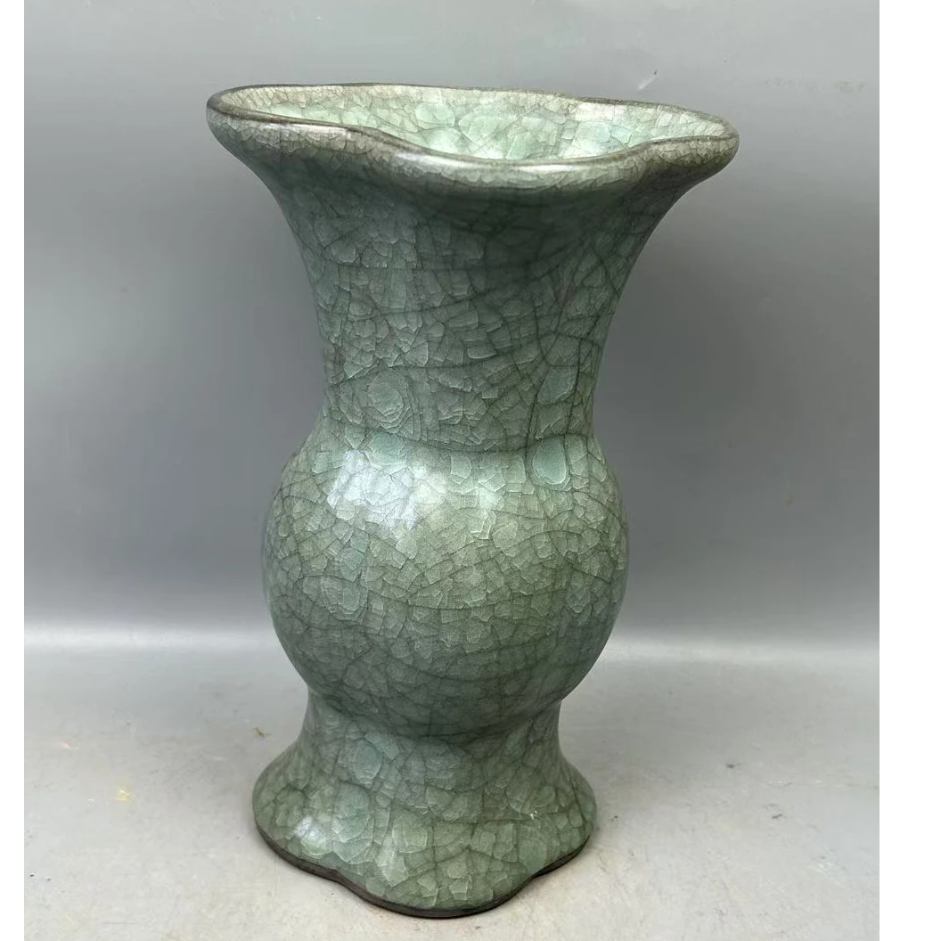 手工制作陶瓷摆件冰裂纹青瓷工艺品