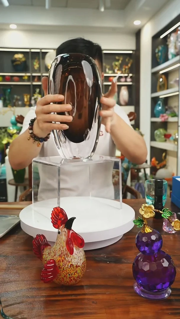 琉璃手工艺品外贸尾货花瓶042