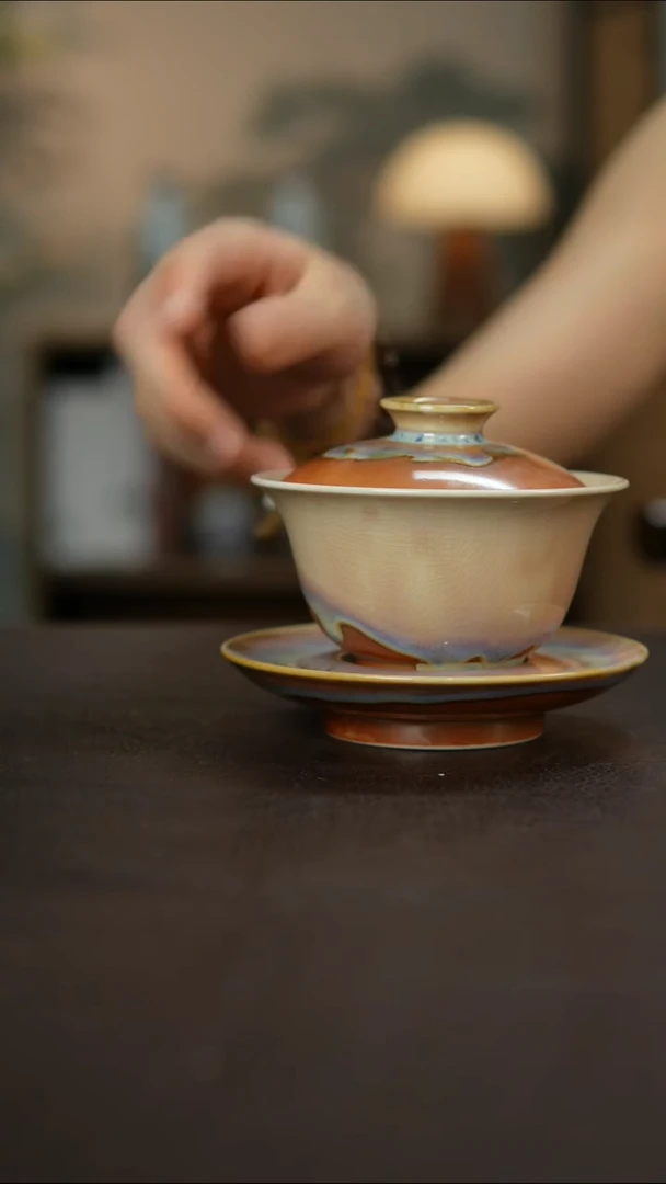 杯景德镇陶瓷杯碗柴烧多人微瑕