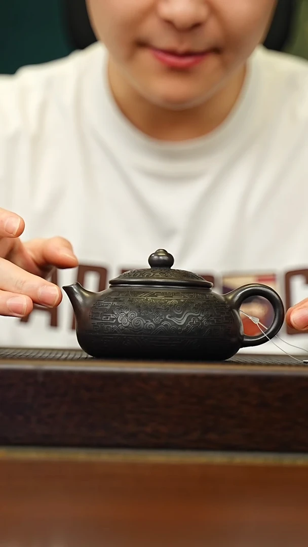 茶壶紫砂宜兴原矿 半手工 紫砂壶容量240CC