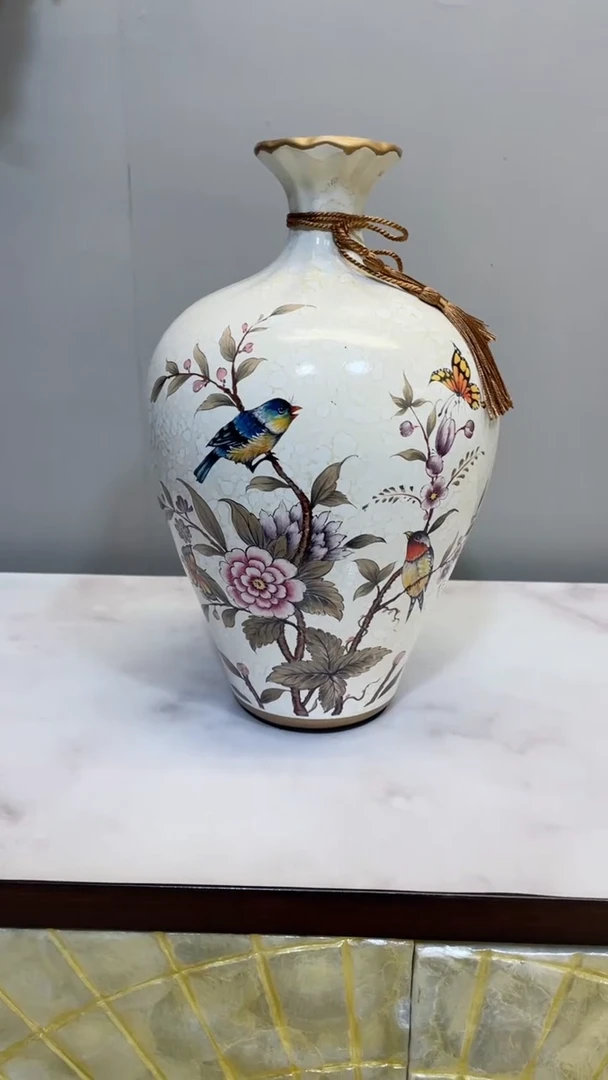 陶瓷花鸟花瓶（169大）
