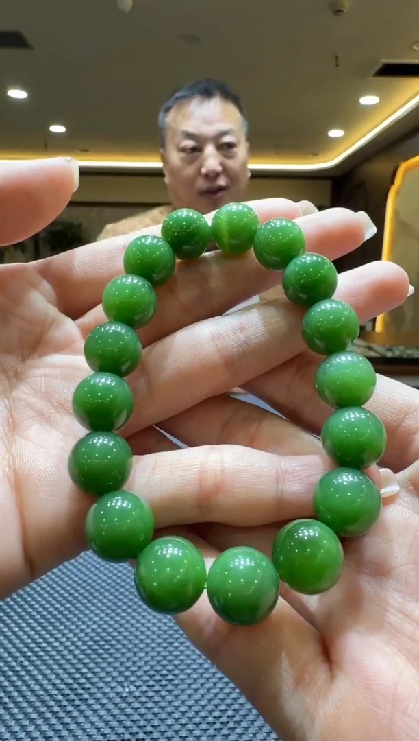 颈饰未镶嵌和田玉手串12