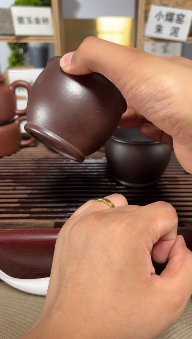 茶壶紫砂石红缸杯低温