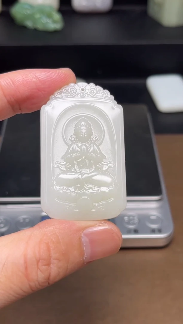 和田玉未镶嵌颈饰32 通