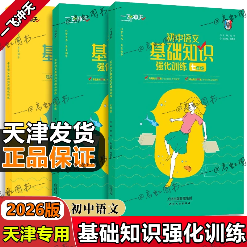 2026新版七八九年级中考语文基础知识强化训练一飞冲天语文练习