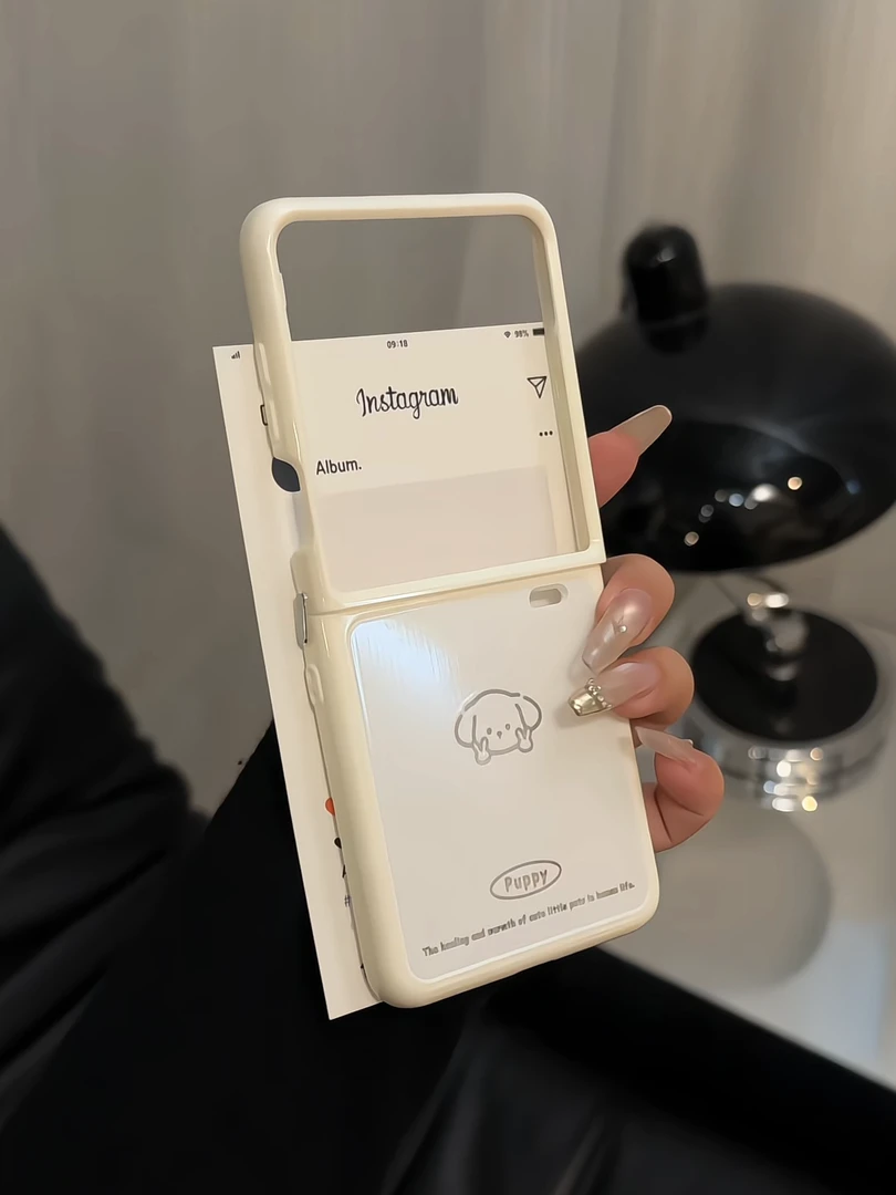 【荣耀magicvflip系列】折叠奶油适用荣耀magicv比耶小狗手机壳防摔