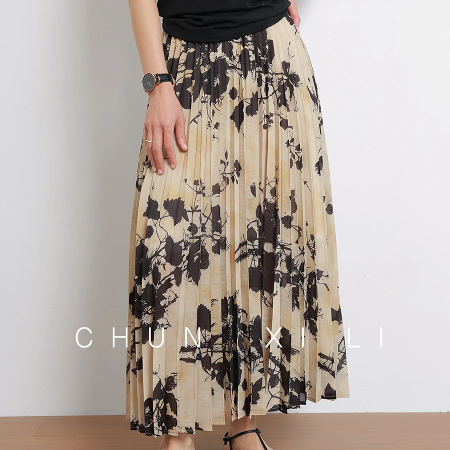 【意式美学】CHUNXILI/春熙里 春夏时尚百褶半裙D03B51012