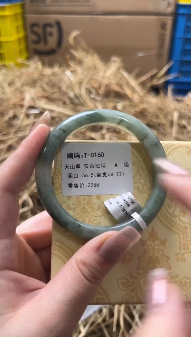 未镶嵌手镯石英质玉T-0160
