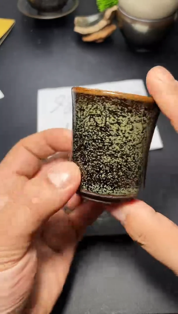 茶盏155叶紫建盏