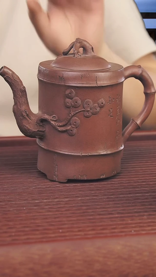 茶壶紫砂380cc顾氏手工紫砂