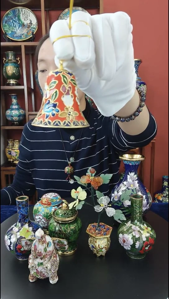 非遗景泰蓝 好运铃 2寸 铃铛一响 黄金万两