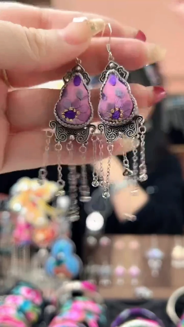 织绣艺枝独绣手工饰品74