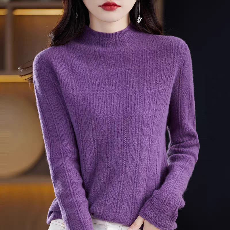 100 羊毛一线成衣打底衫