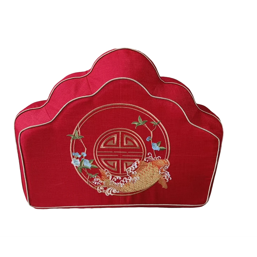 新中式沙发抱枕大靠背云朵靠垫护腰腰靠背