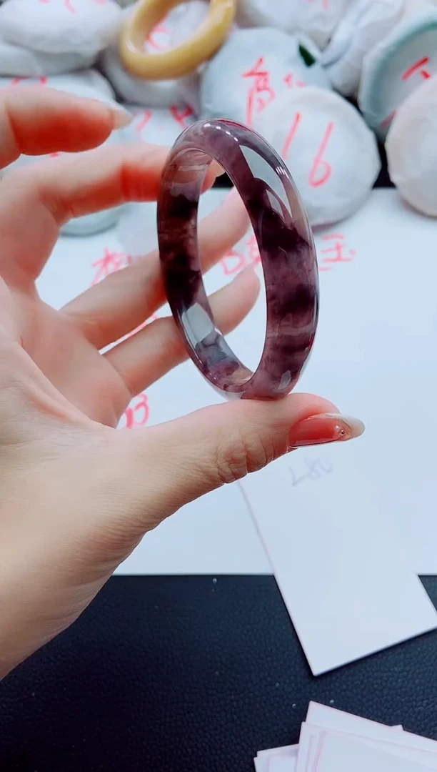 未镶嵌手镯石英质玉L80-58-59