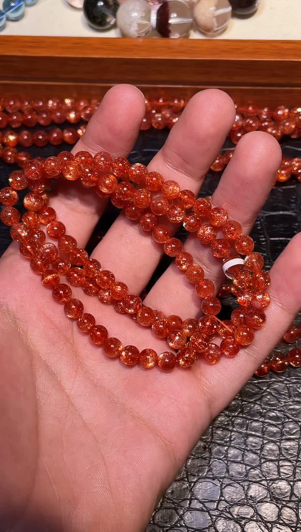 未镶嵌手链日光石金太阳多圈A6（多样性发其一）