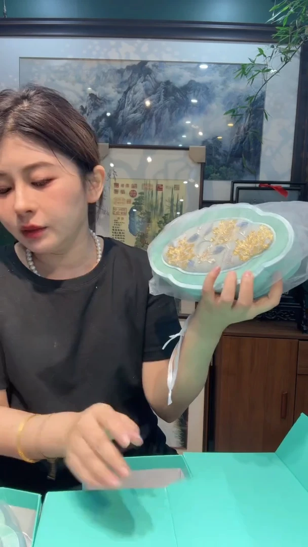 刺绣非遗苏绣手工刺绣双面绣真丝首饰盒