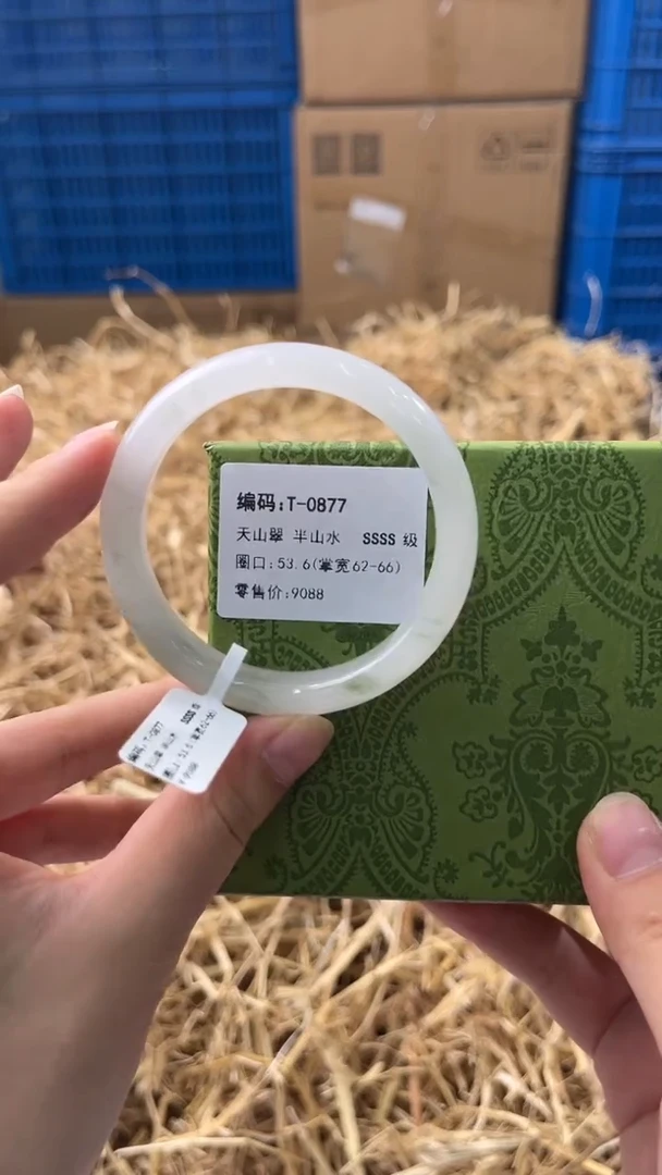 未镶嵌手镯石英质玉T-0877