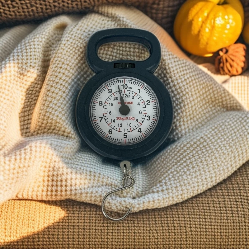 【弹簧秤】便携式多功能10kg手提秤家用买菜秤袋秤迷你快递秤10公斤