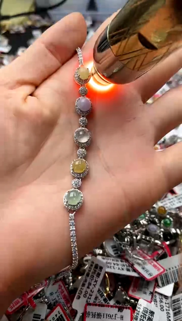 【闪购商品】翡翠戒指银S925镶嵌33333333    8