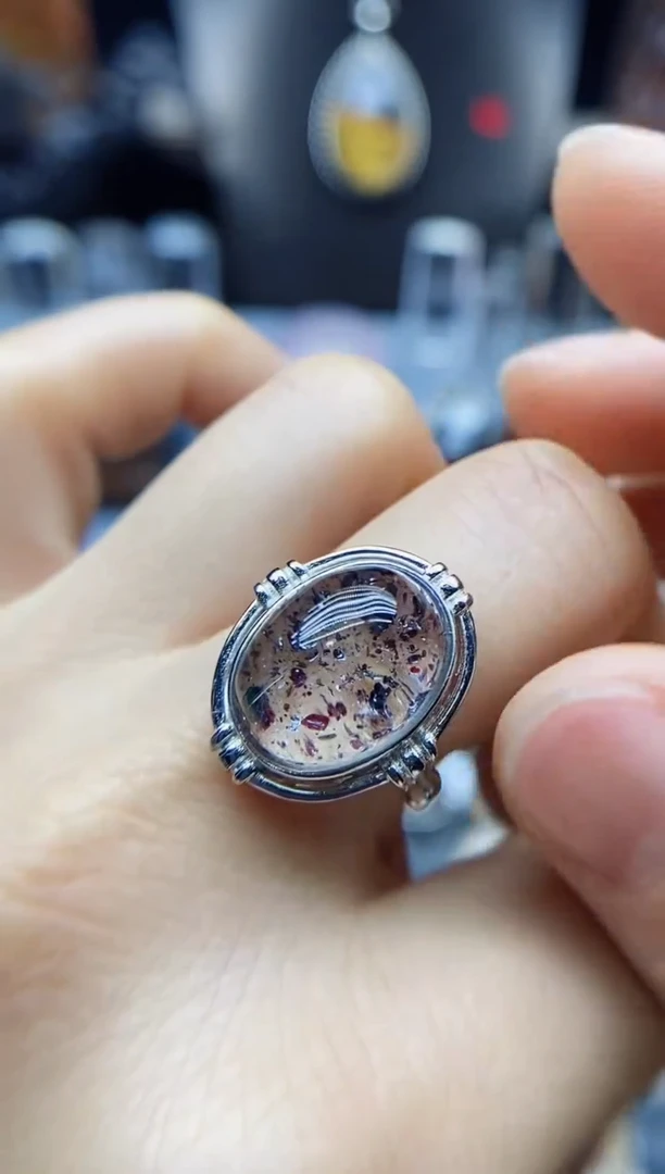 【闪购商品】水晶戒指银S925镶嵌水晶