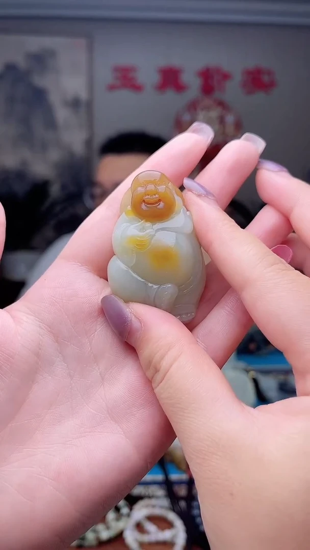 和田玉未镶嵌挂件1