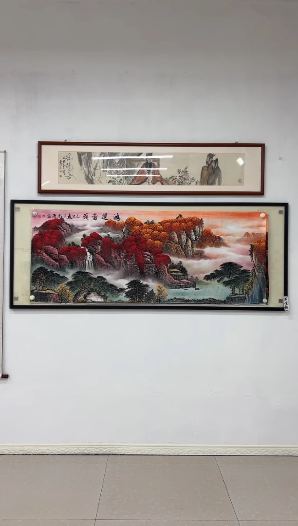 国画《鸿运当头》画芯未装裱180乘70