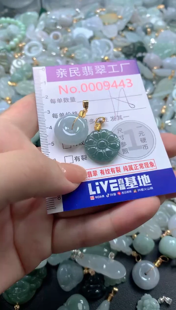 颈饰未镶嵌翡翠9443