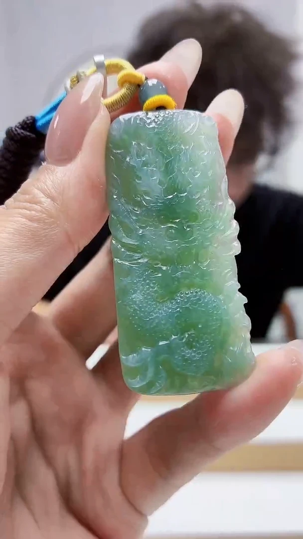 未镶嵌定制翡翠4688MM-毛货挂件43