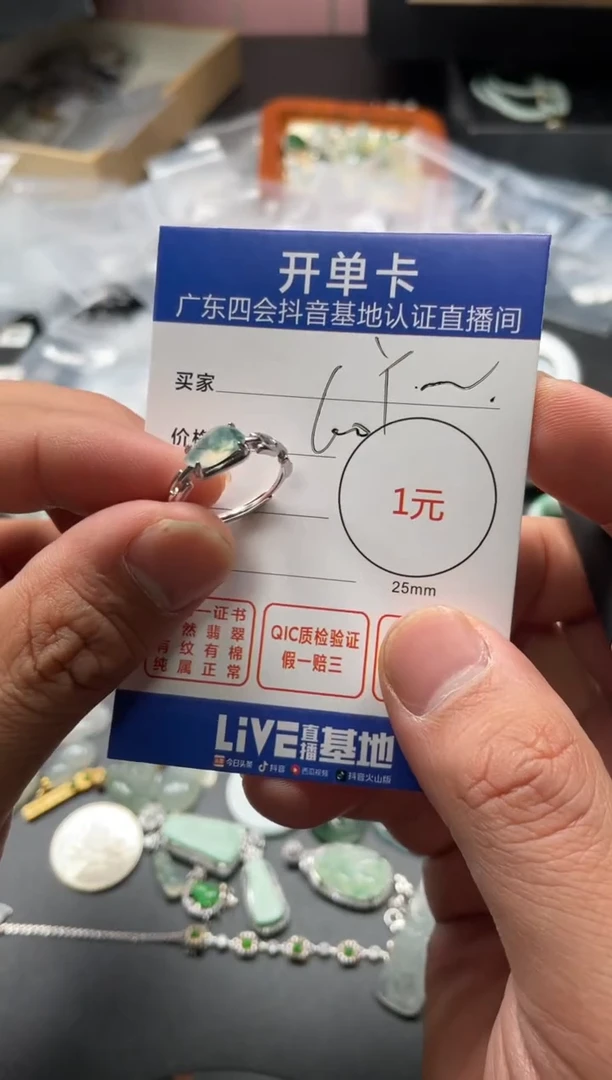 颈饰未镶嵌翡翠Y*.挂件