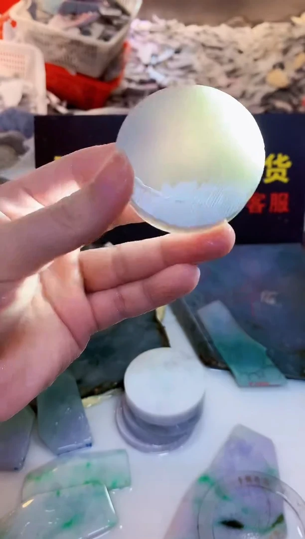 裸石翡翠0朗0翡翠珠宝随机149