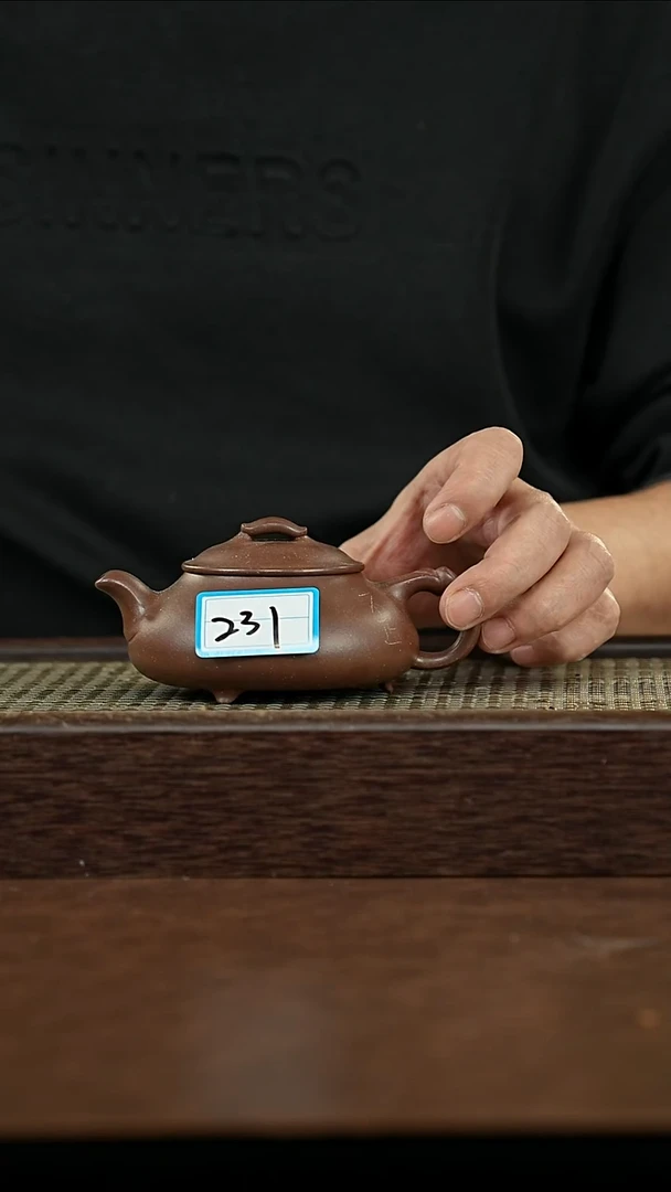 茶壶紫砂@@孙宇浩简瓢（231）