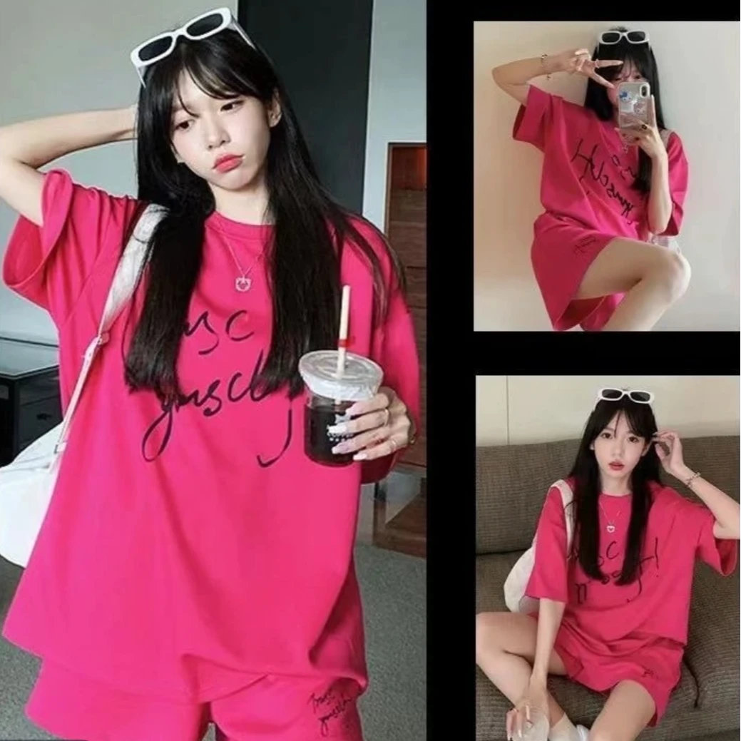 201-300百搭长款运动圆领小众ins显瘦卫衣减龄休闲运动套装