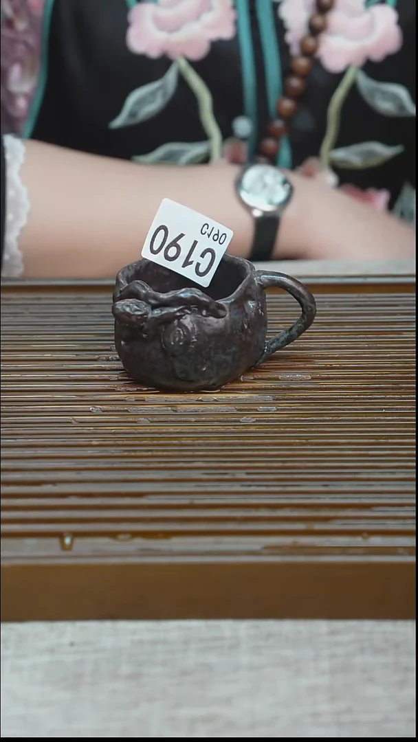 纯手工粗陶茶具每一只不一样