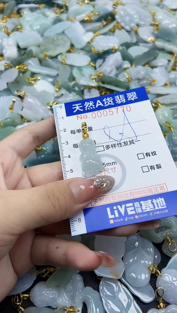 翡翠未镶嵌颈饰天然A货翡翠