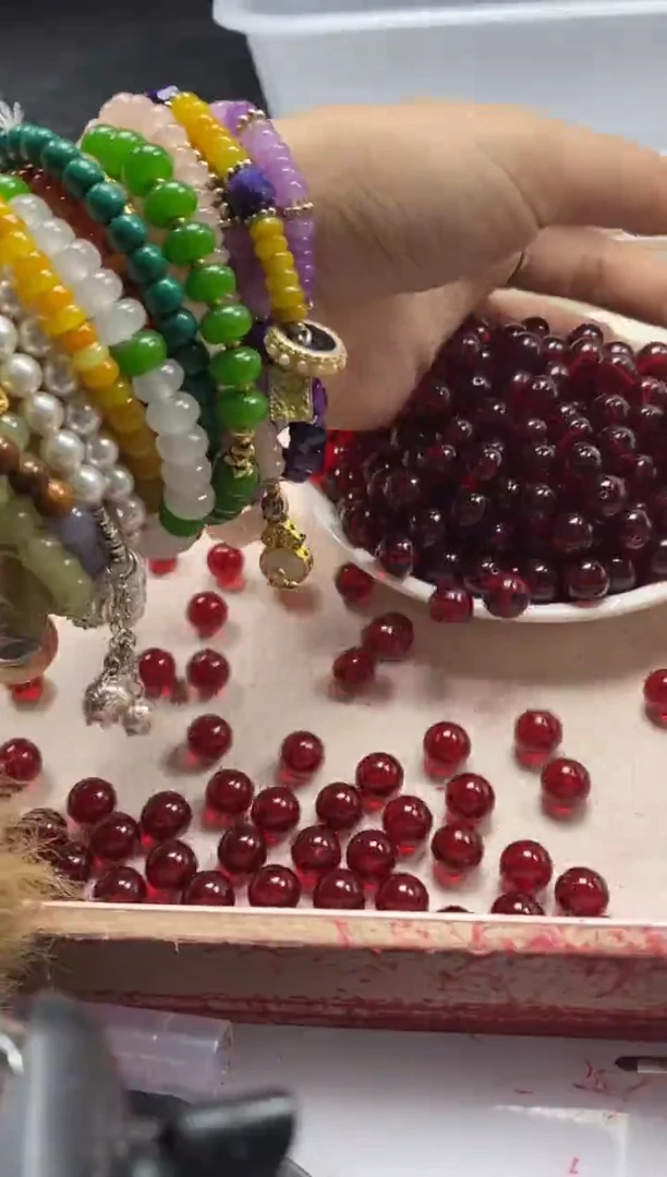 【闪购商品】蜜蜡颈饰未镶嵌w1473血*珀蜜蜡10mm*10颗