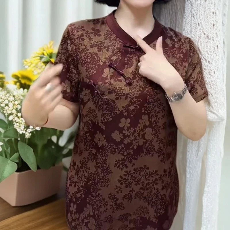 夏季新款改良版旗袍衫