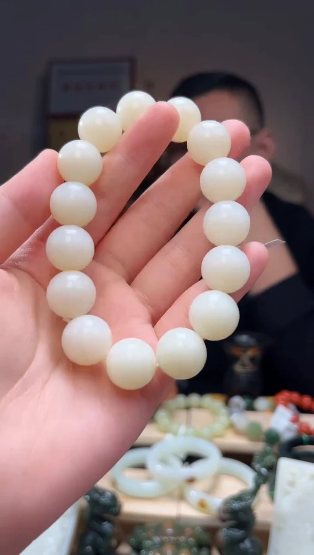 颈饰未镶嵌和田玉用****7手串