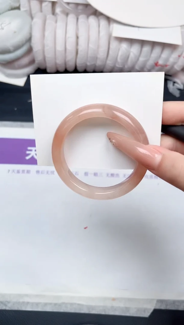 未镶嵌手镯石英质玉50-52