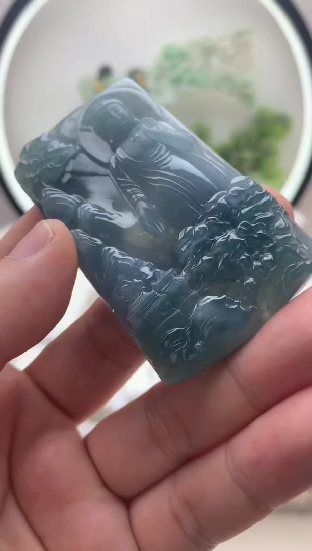 颈饰未镶嵌翡翠阿弥陀佛