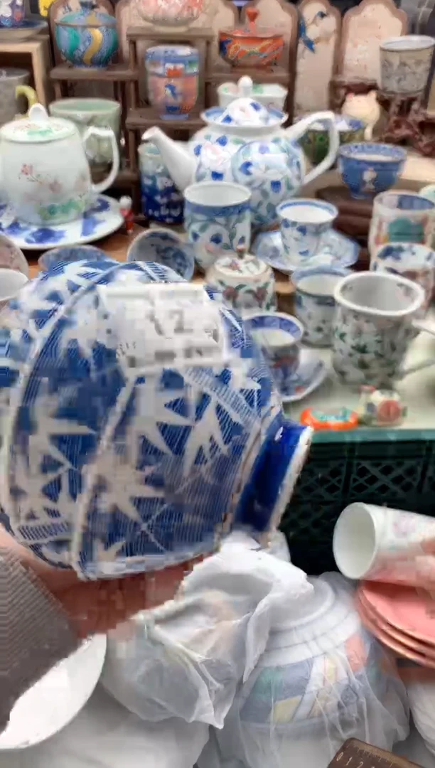 瓷片绿*12 号九姑娘工艺品瓷器