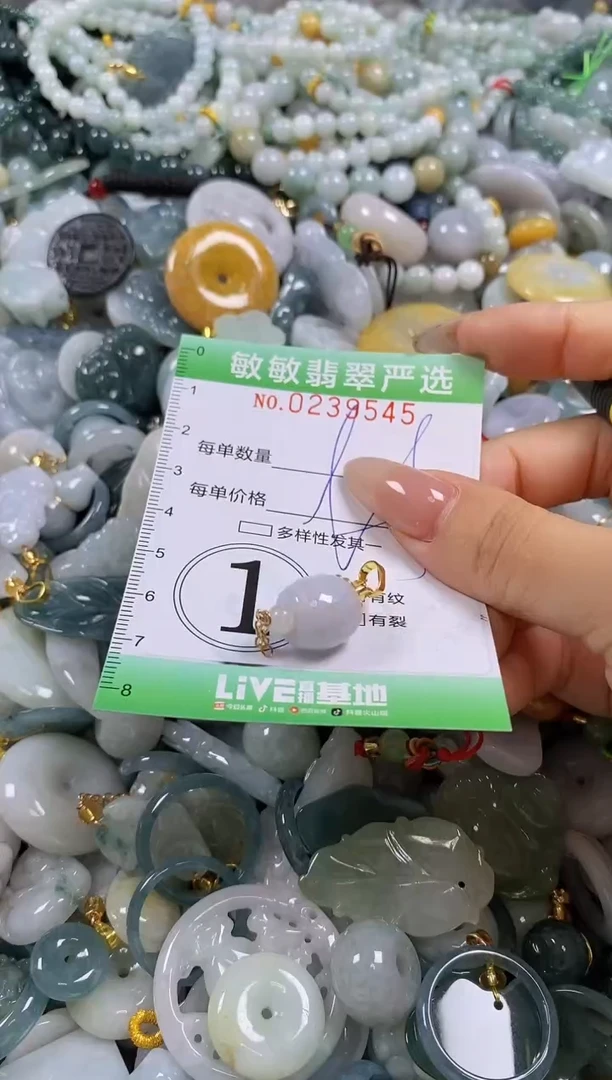 翡翠未镶嵌颈饰闪购0239545