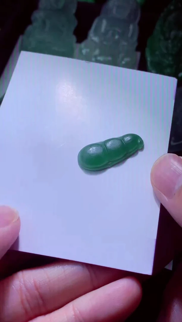 未镶嵌定制翡翠壹 天然缅甸翡翠A货毛货吊坠