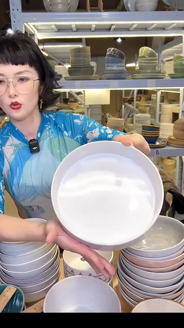瓷73外贸尾货高温釉下彩陶瓷餐具默认微瑕