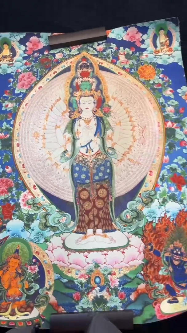 装裱画藏艺唐卡阁手绘作品TK16083